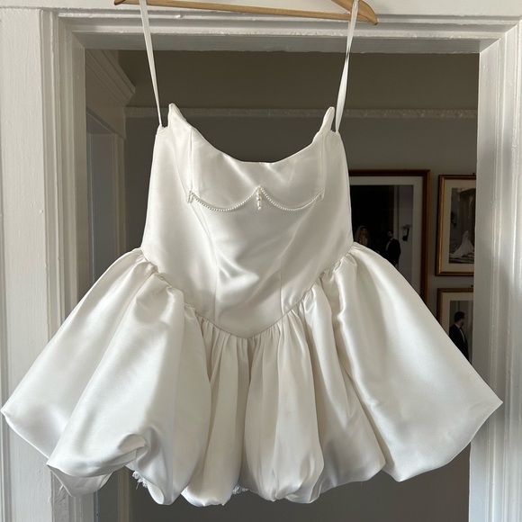 Bubble Skirt Bridal Mini Dress - antelopusenergy.com